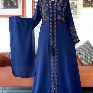 Caftan élégant, abaya responsable
